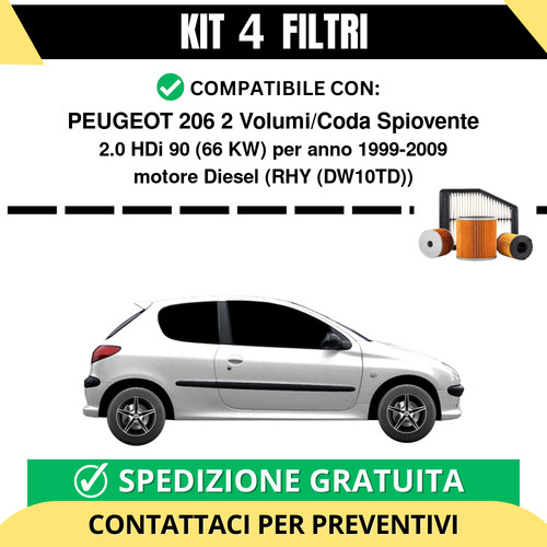 Kit filtri tagliando - kit,