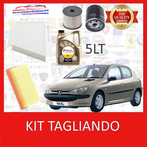Kit tagliando filtri 5 lt - +,